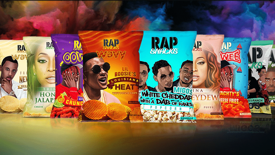 Rap Snacks sold now on Grovara