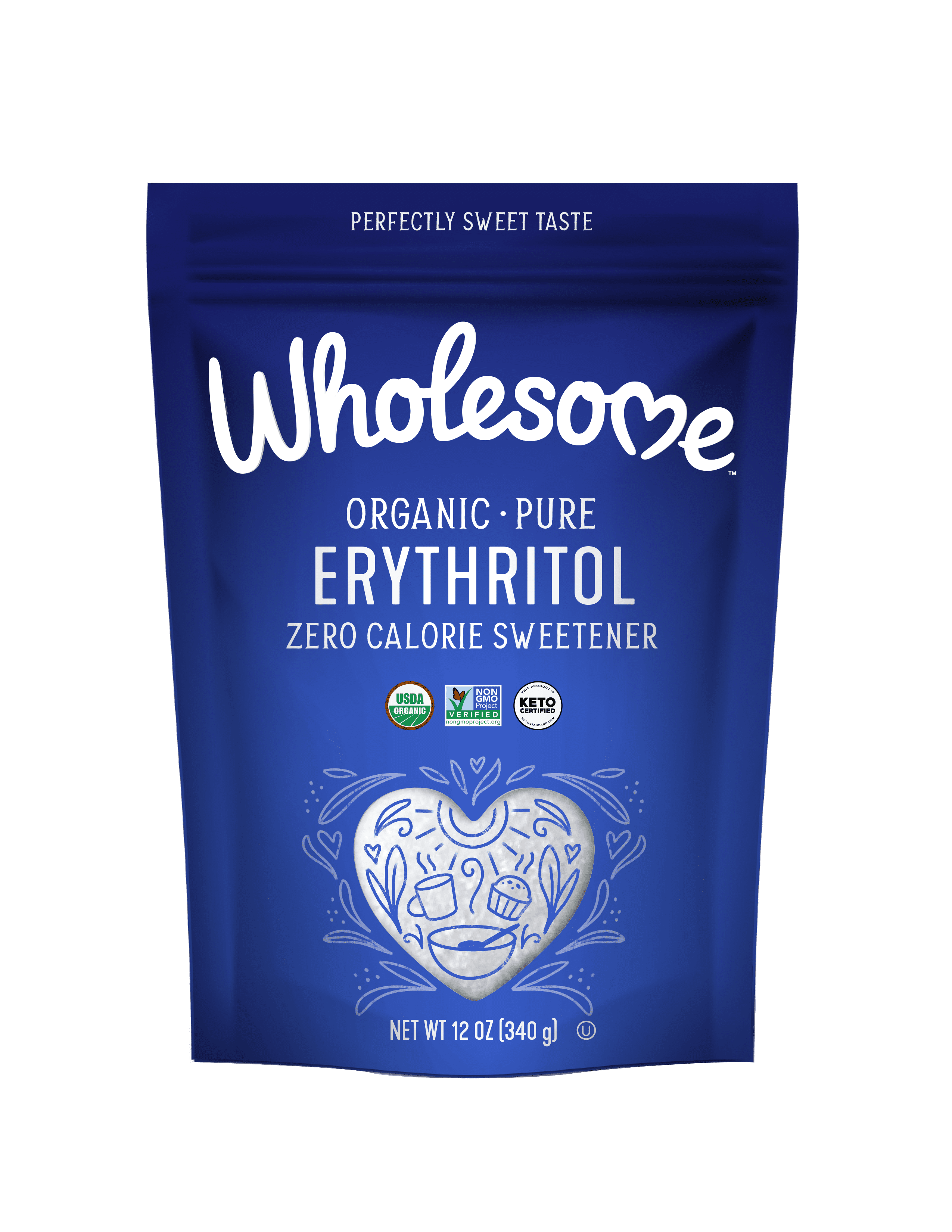 Wholesome Sweeteners Organic Zero Sugar Erythritol 8 units per case 12.0 oz
