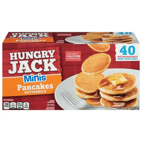 Hungry Jack Buttermilk Mini Pancakes 8 units per case 14.1 oz
