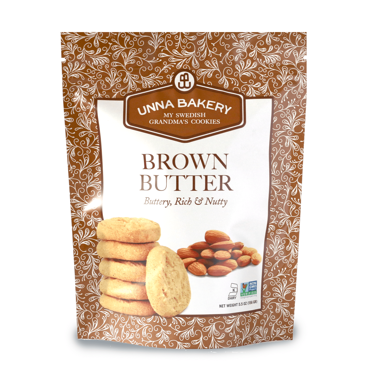 ''Unna Bakery, Brown Butter Cookies'' 6 units per case 5.5 oz