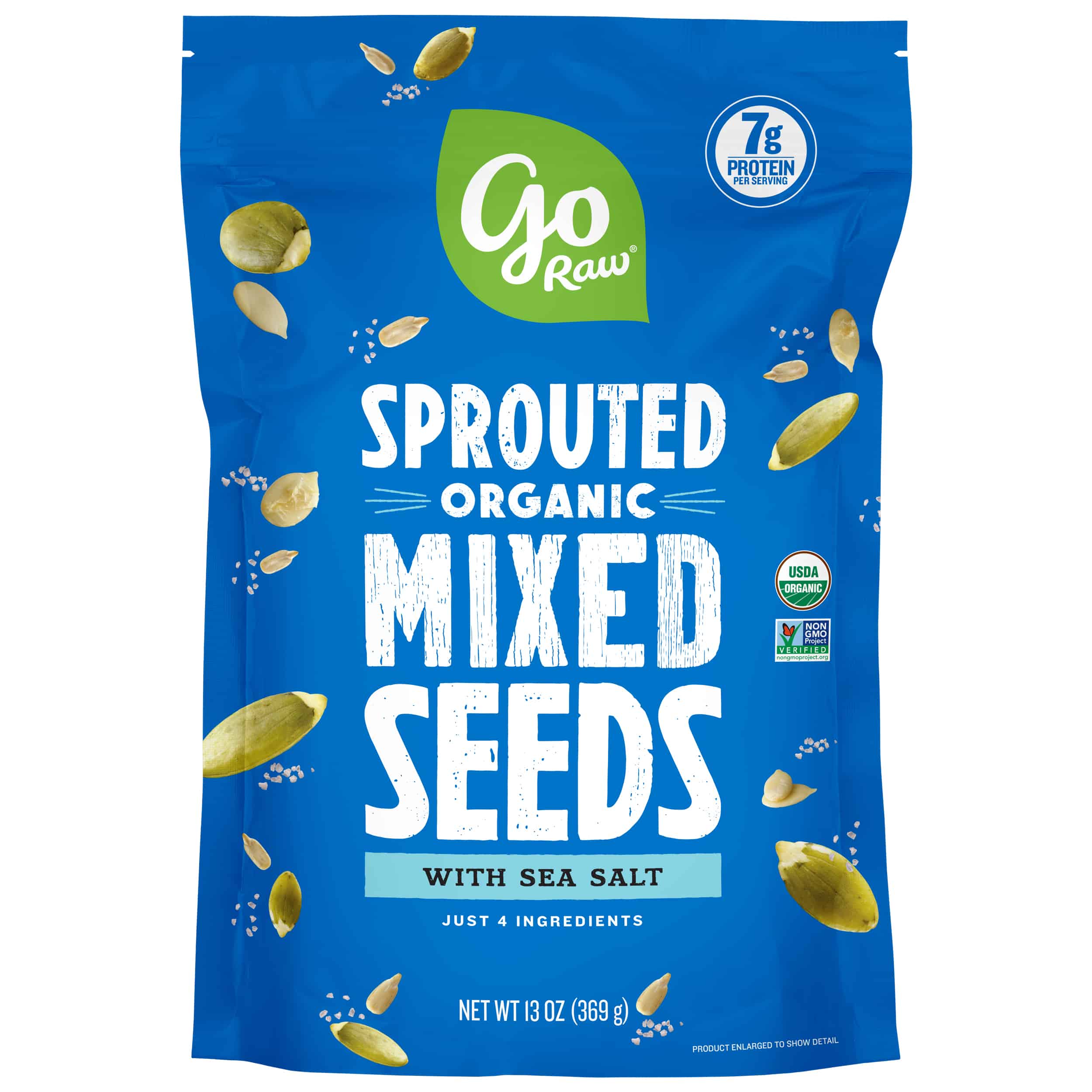 Go Raw Sprouted Organic Seeds- Mixed 6 units per case