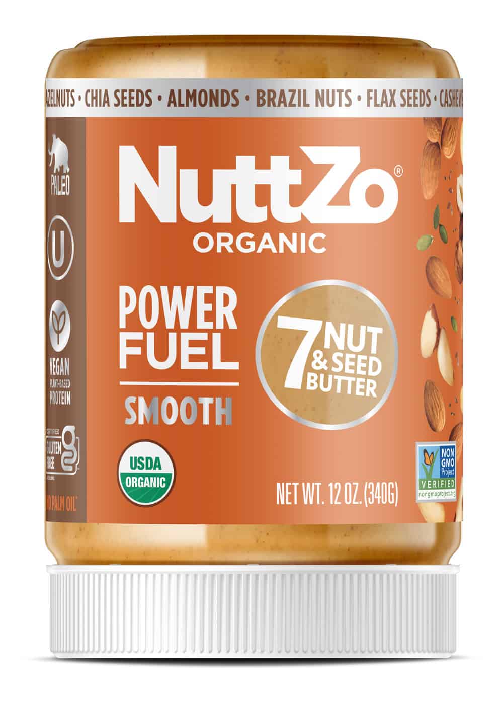 Nuttzo Organic Power Fuel,  Mixed Nut & Seed Butter - Smooth  6 units per case 12.0 oz