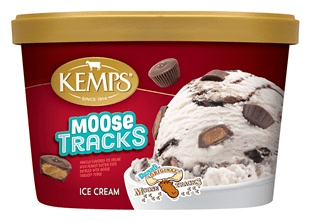 Kemps Old Fashioned Ice Cream Moose Tracks 3 units per case 48.0 oz