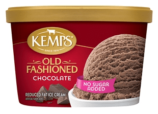 Kemps Old Fashioned Ice Cream No Sugar Added Chocolate 3 units per case 48.0 oz