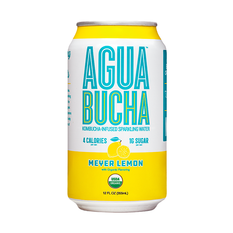 Mother Kombucha Meyer Lemon Agua Bucha 12 units per case 12.0 oz