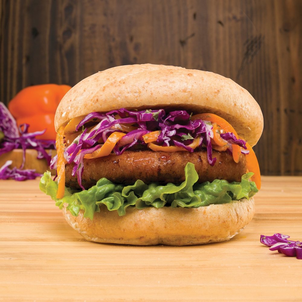 Before the Butcher Plant-Based Savory Chicken Burger Patty (Food Service) 40 units per case 10.0 lbs