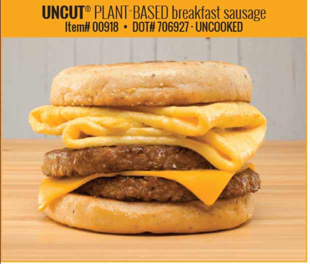 Before the Butcher Plant-Based Breakfast Sausage Patty (Food Service) 80 units per case 10.0 lbs