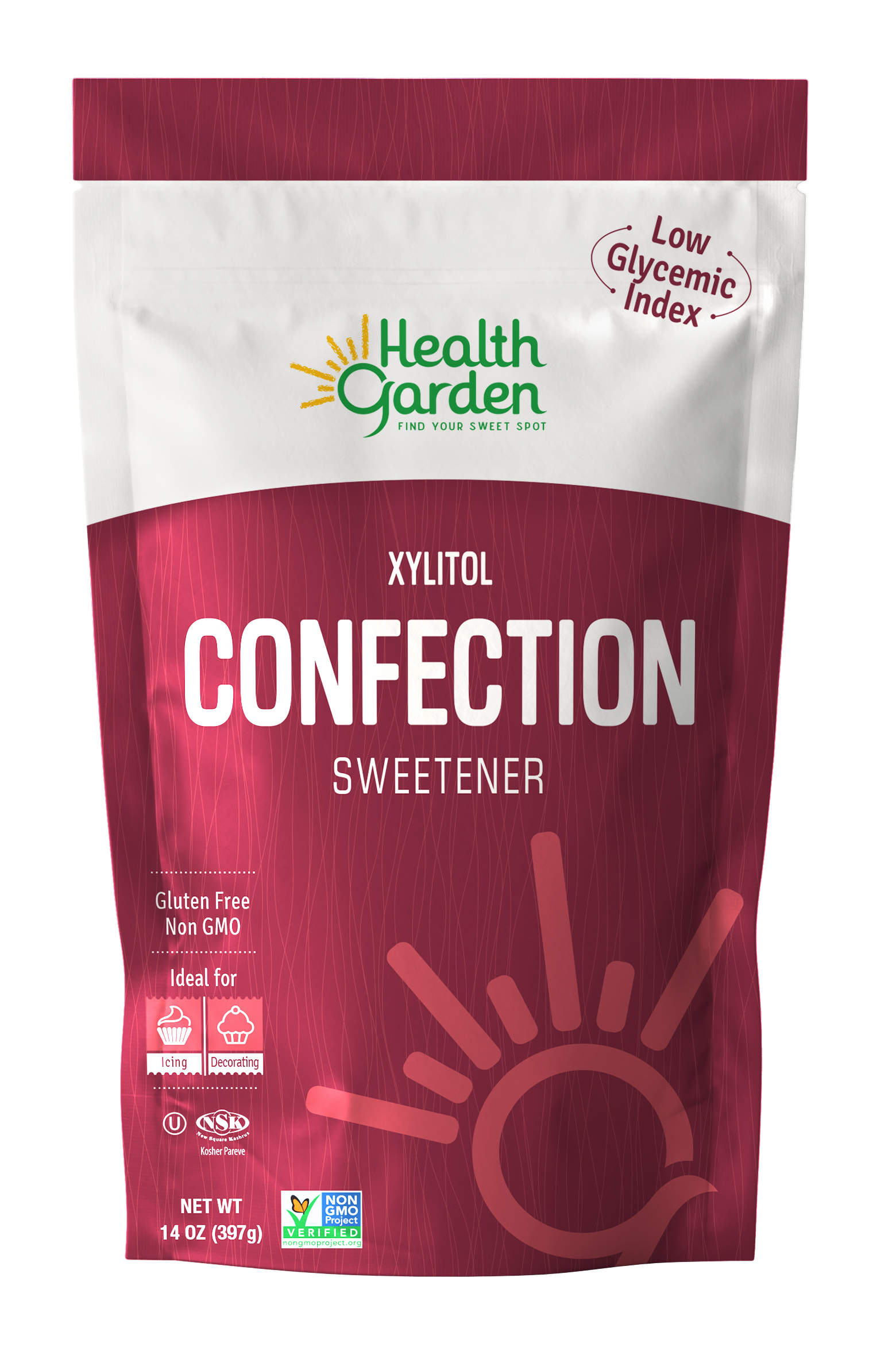 Health Garden Xylitol Confection Sweetener 12 units per case 14.0 oz