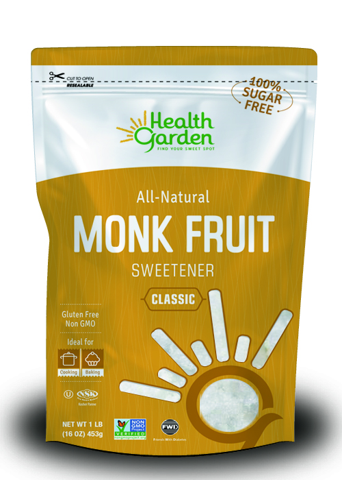 Health Garden Monk Fruit Classic Sweetener 12 units per case 1.0 lb