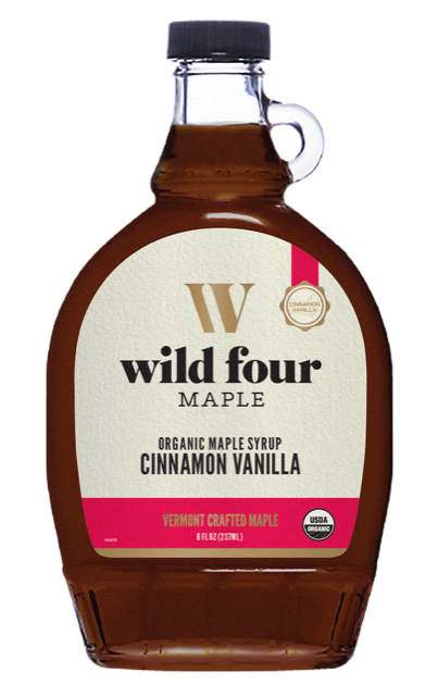 Wild Four Cinnamon/Vanilla Infused Organic Maple Syrup 12 units per case 8.0 fl