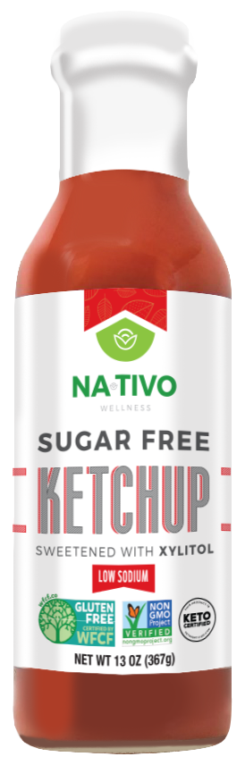 NaTivo Sugar Free Xylitol Ketchup 12 units per case 13.0 oz