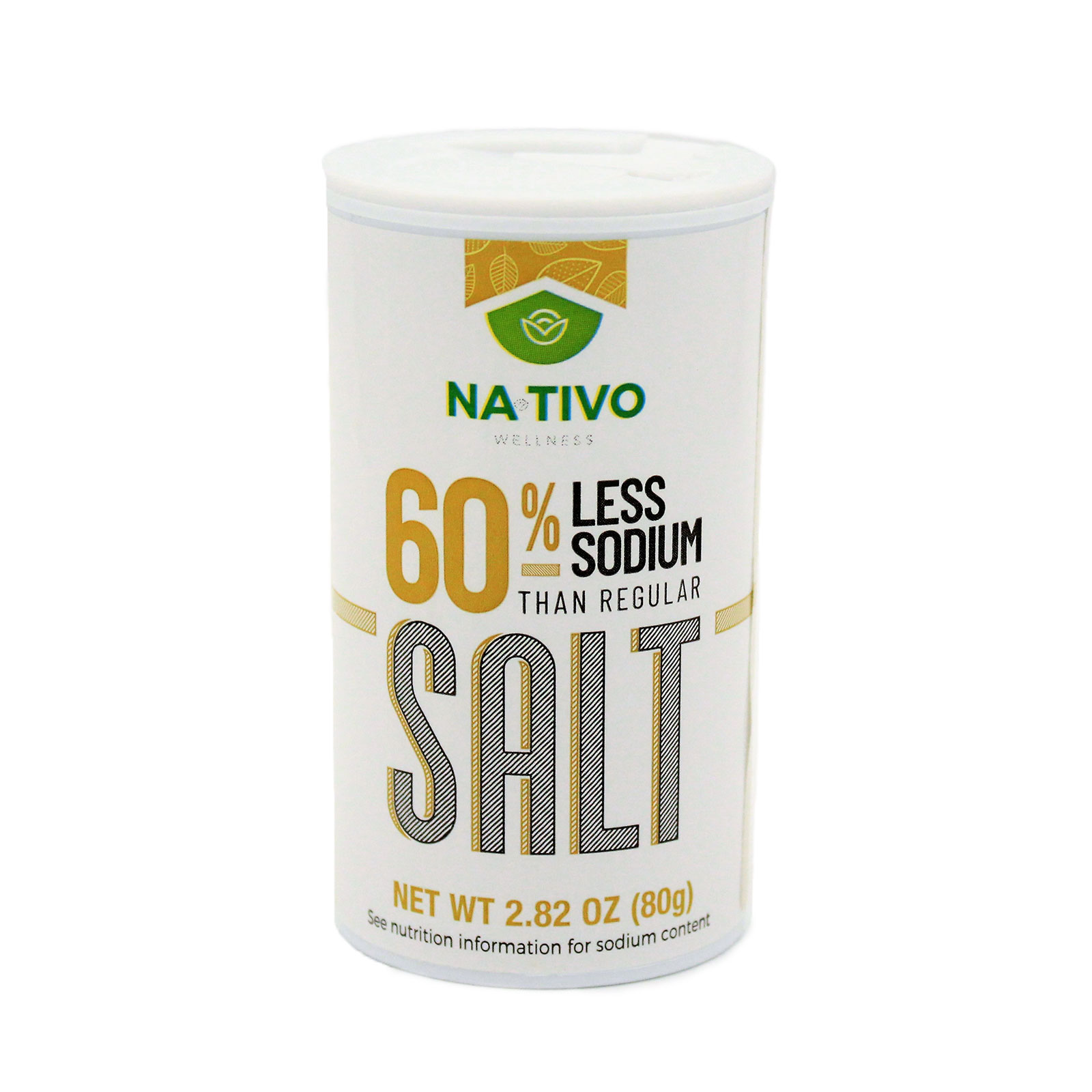 NaTivo Salt 60% Less Sodium 12 units per case 2.9 oz