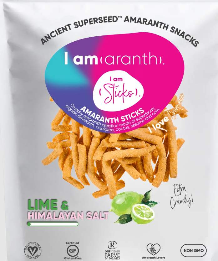 Amaranth Churritos - Lime - (Food Service) 14 units per case 1 kg