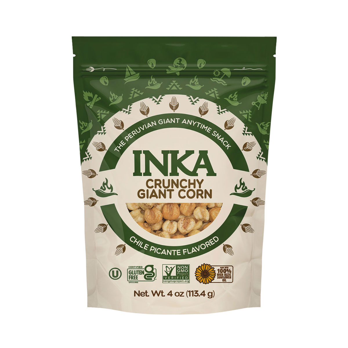 INKA Crops Giant Corn, Chile Picante 36 units per case 4.0 oz