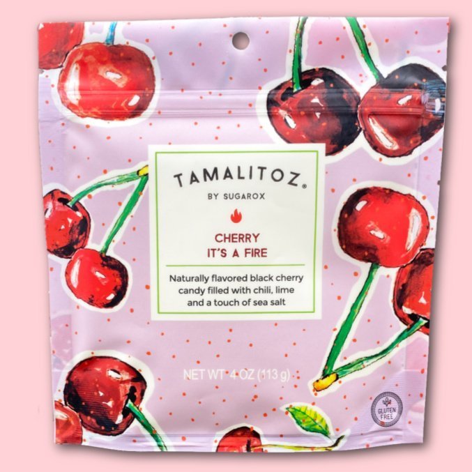 Tamalitoz by Sugaroz Cherry It's a Fire 12 units per case 4.0 oz