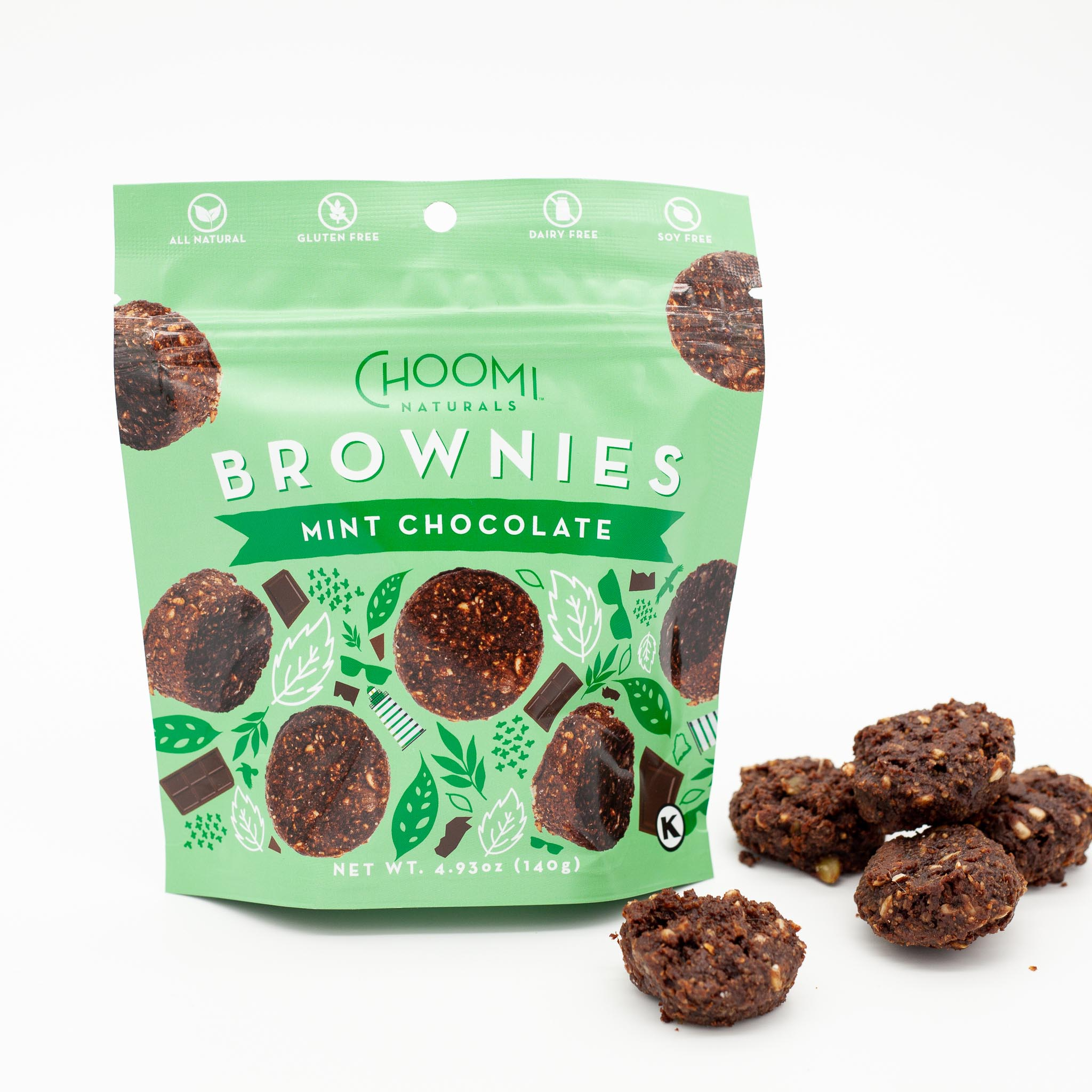 Choomi Cookies Brownies Mint Chocolate 6 units per case 4.9 oz