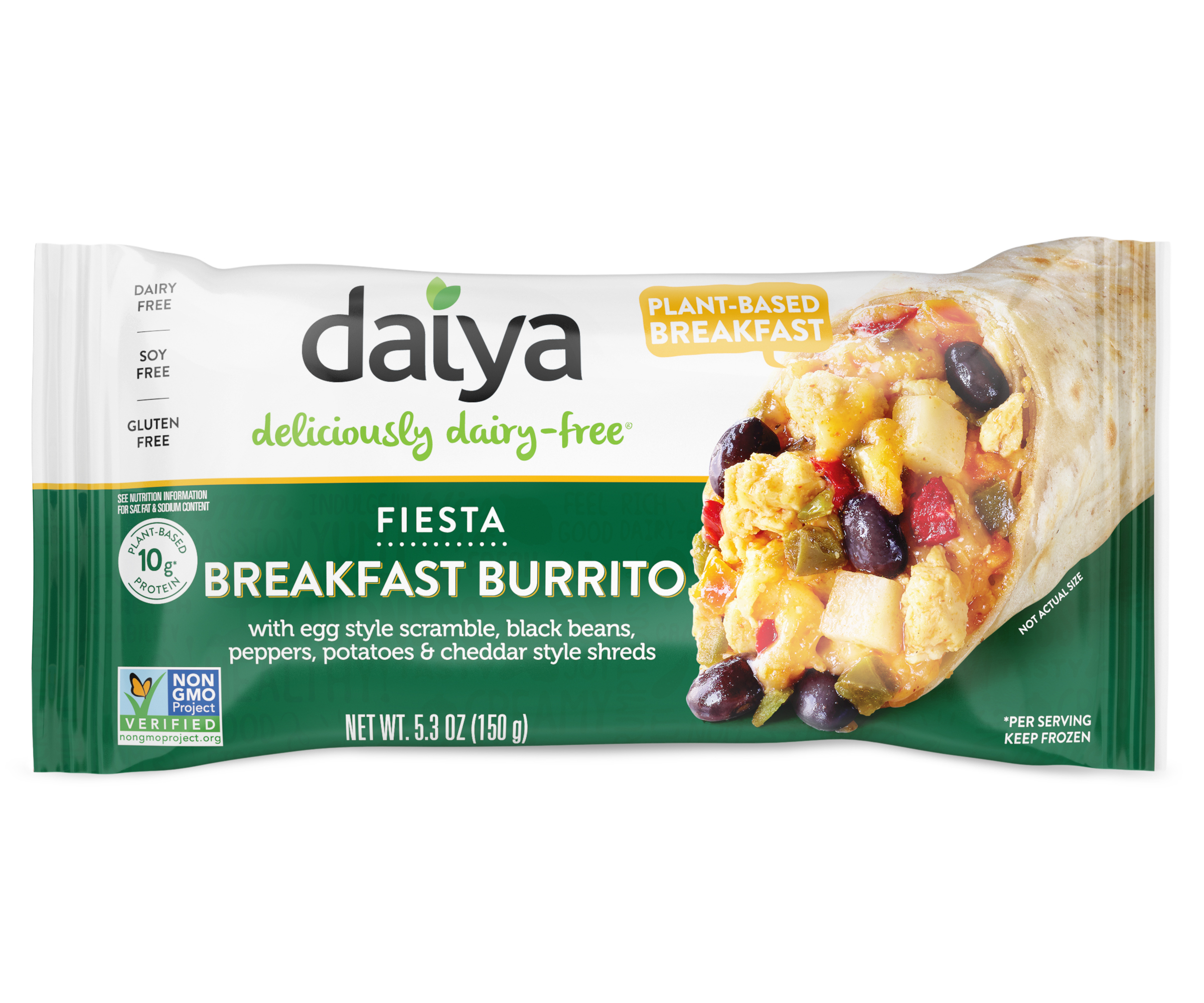 Daiya Foods Fiesta Breakfast Burrito 12 units per case 151 g
