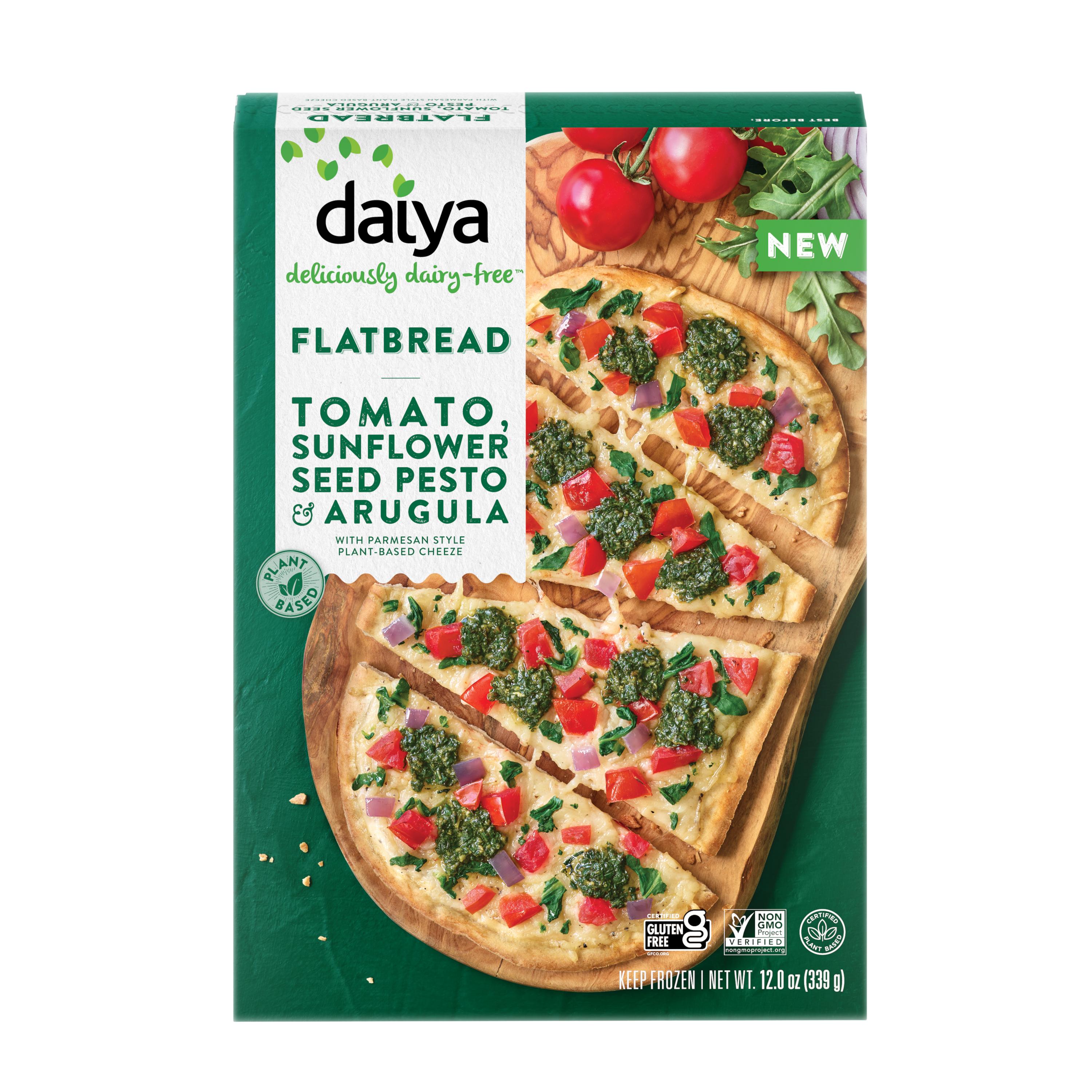 Daiya Foods Tomato, Sunflower Seed Pesto & Arugula Flatbread  8 units per case 341 g