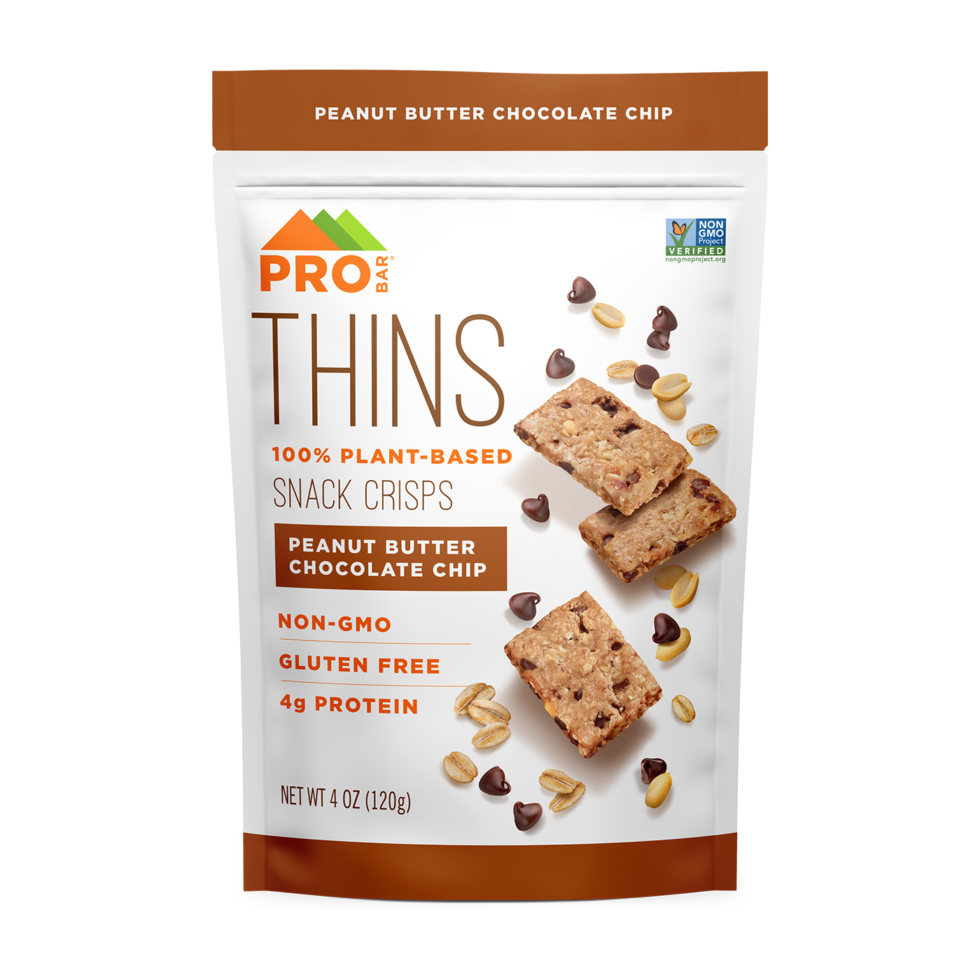 ProBar Thins Snack Crisps - ProBar Peanut Butter Chocolate Chip 6 units per case 4.0 oz