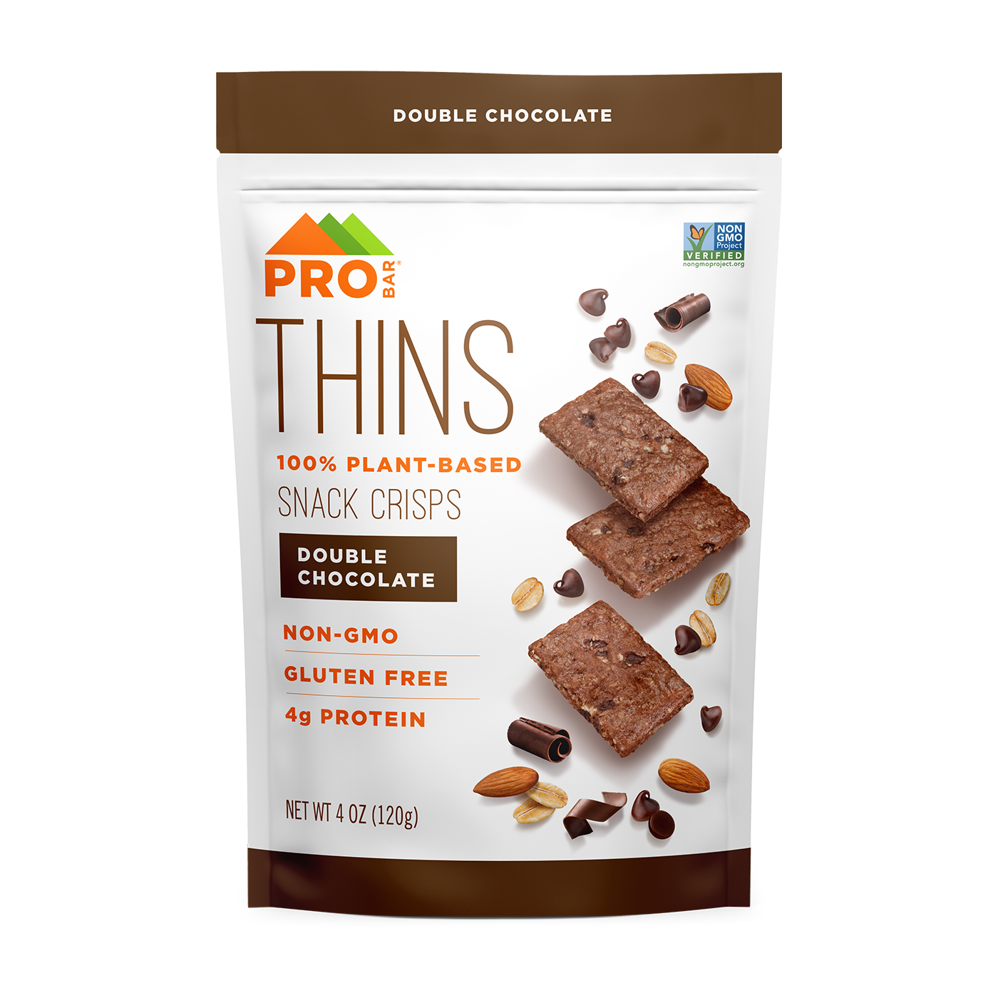 ProBar Thins Snack Crisps - Double Chocolate 6 units per case 4.0 oz
