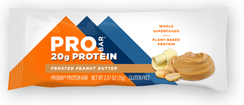 ProBar Frosted Peanut Butter Protein Bar 12 innerpacks per case 2.5 oz