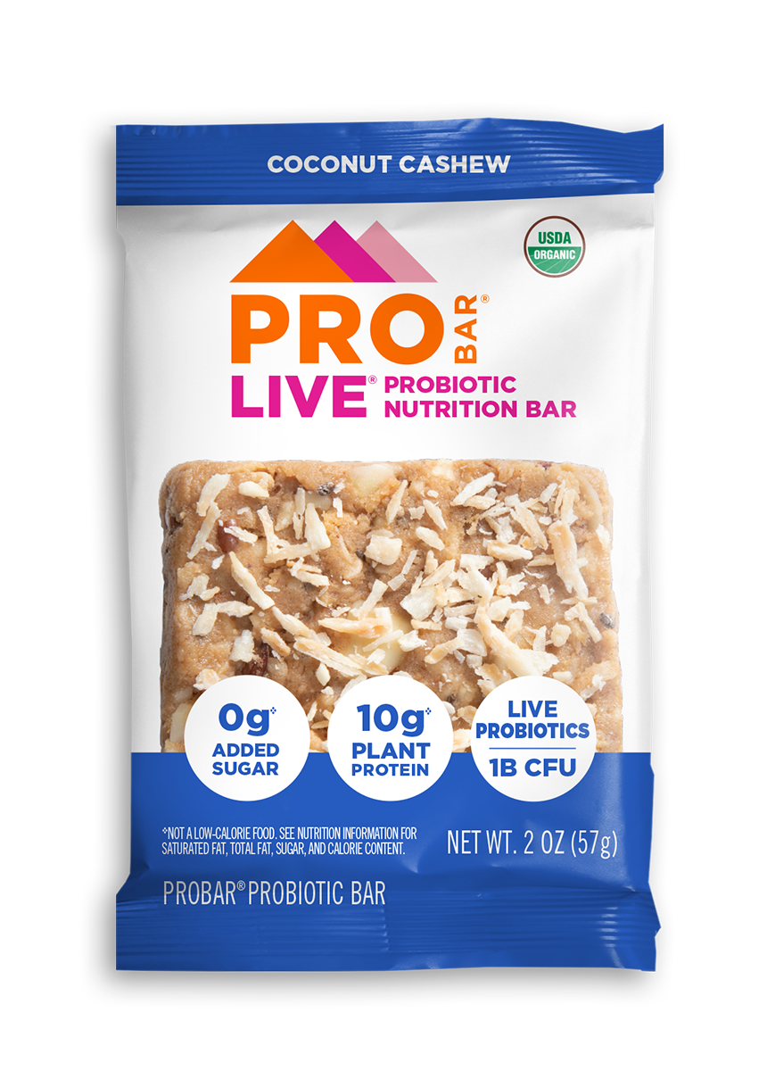 ProBar Coconut Cashew Live Probiotic Nutrition Bar 8 innerpacks per case 2.0 oz