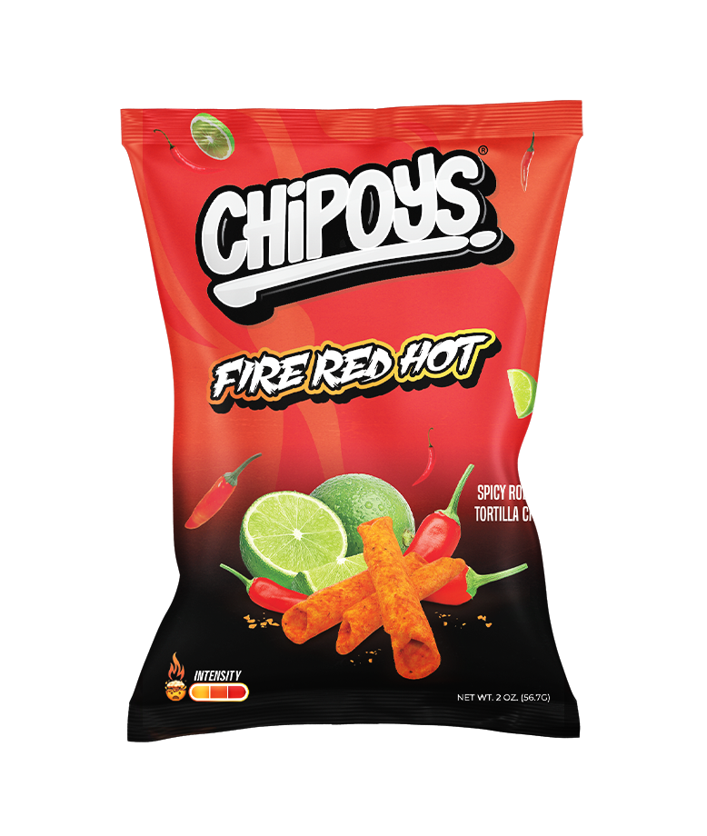 CHIPOYS Fire Red Hot 2 oz 12 innerpacks per case 57 g