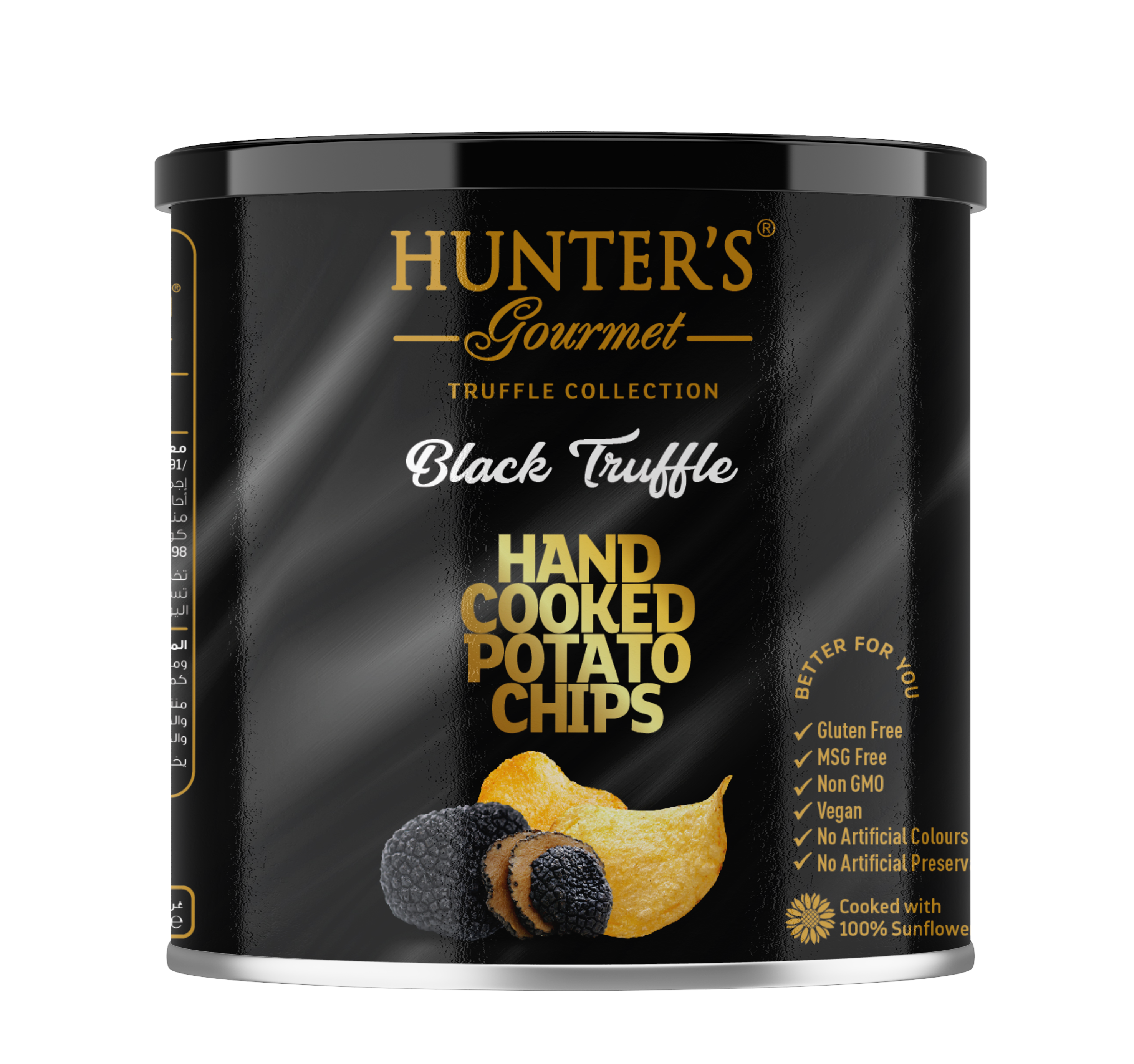 Hunter's Gourmet Hand Cooked Potato Chips Black Truffle 50 units per case 40 g