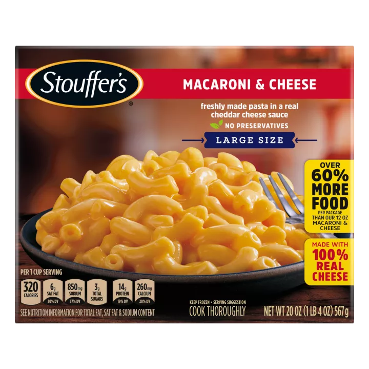 STOUFFER'S Macaroni & Cheese (Large Size) 12 units per case 20.0 oz