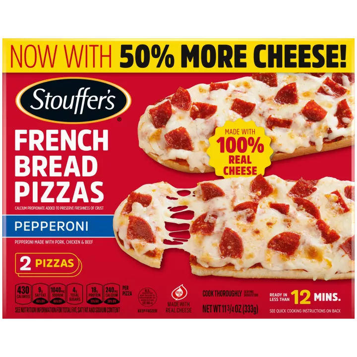 STOUFFER'S Pepperoni French Bread Pizza 10 units per case 11.8 oz