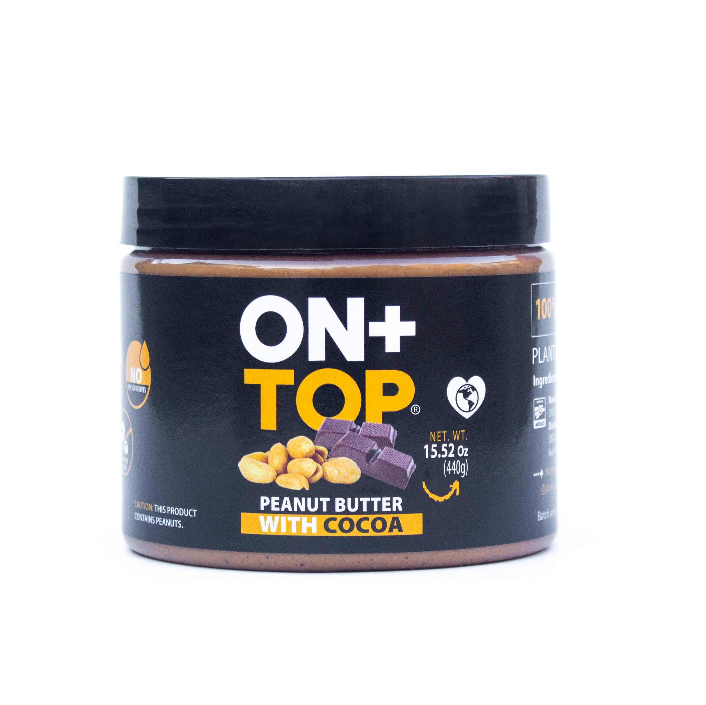 ON+TOP Peanut Butter with Cocoa 6 units per case 440 g