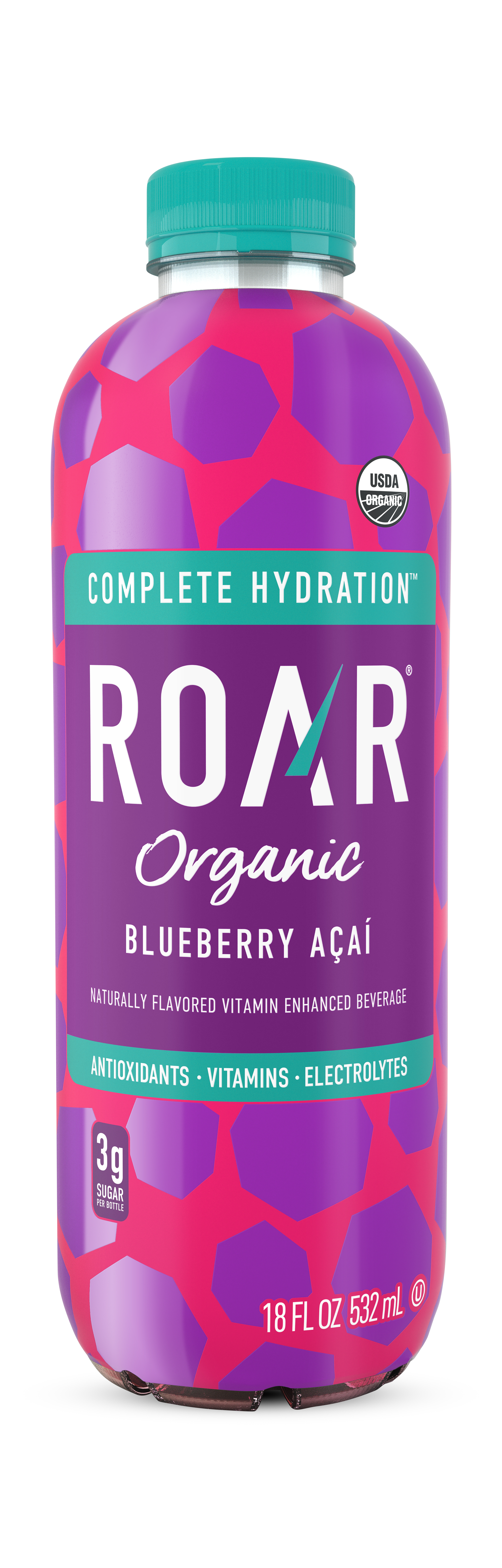 Roar Organic Blueberry Acai 1 units per case 18.0 oz