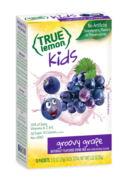 True Lemon Kids Groovy Grape 12 units per case 1.3 oz