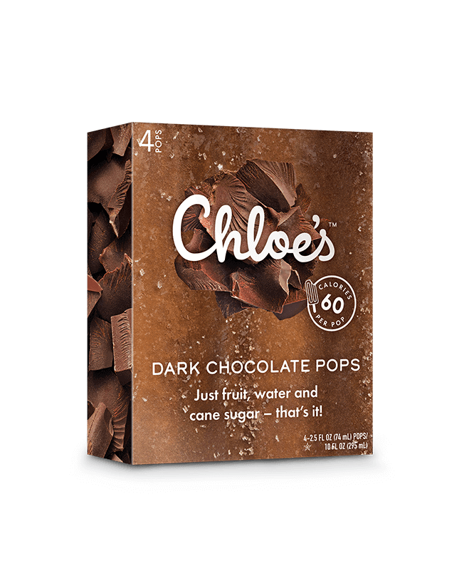 Chloes's Dark Chocolate Pops 6 units per case 2.5 fl