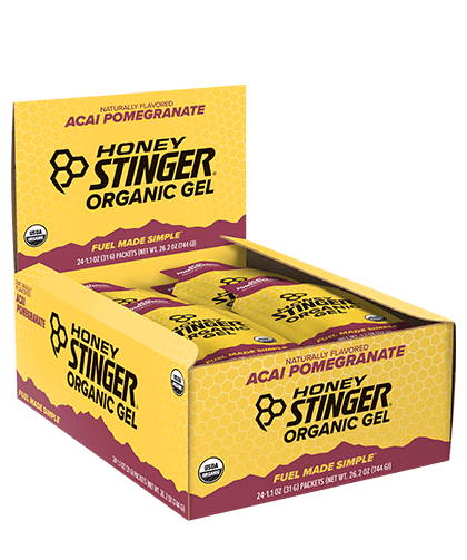 Honey Stinger Organic Energy Gel Acai Pomegranate 8 innerpacks per case 26.4 oz