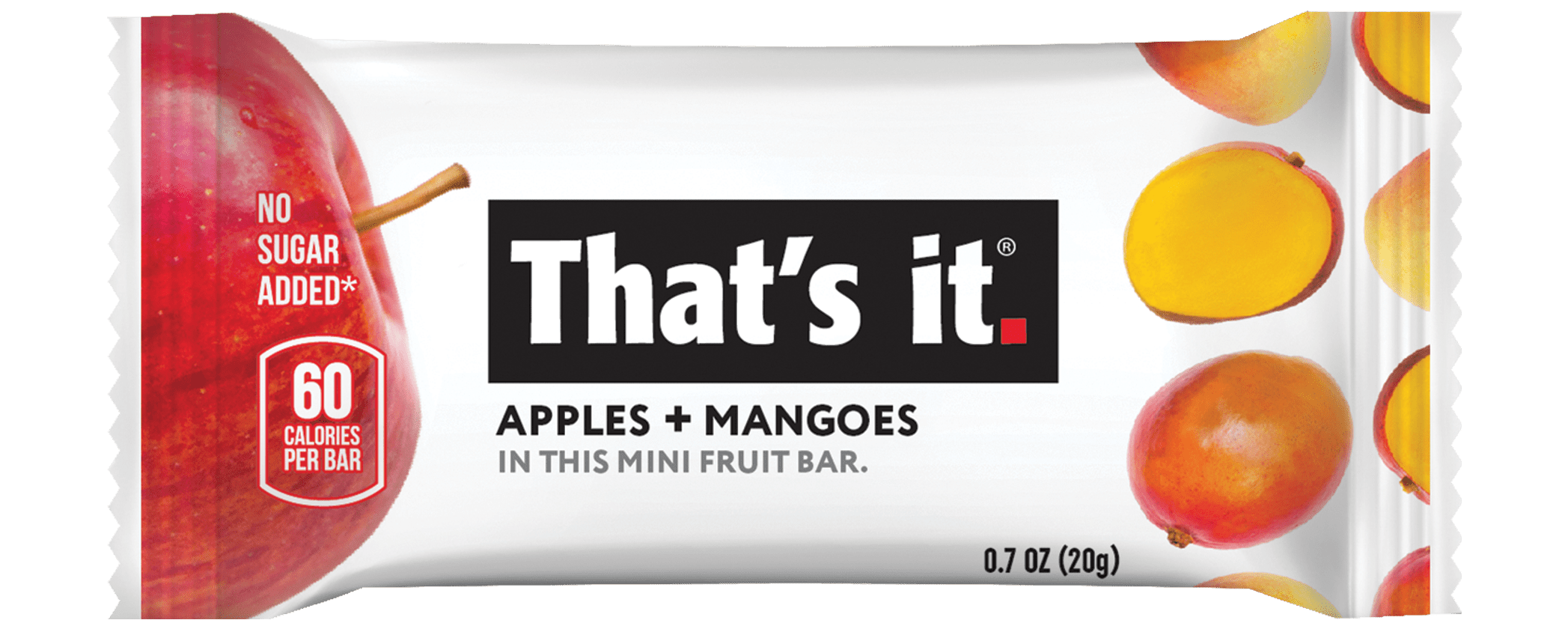 That's It Mini Fruit Bar Apple + Mango 50 units per case 0.7 oz