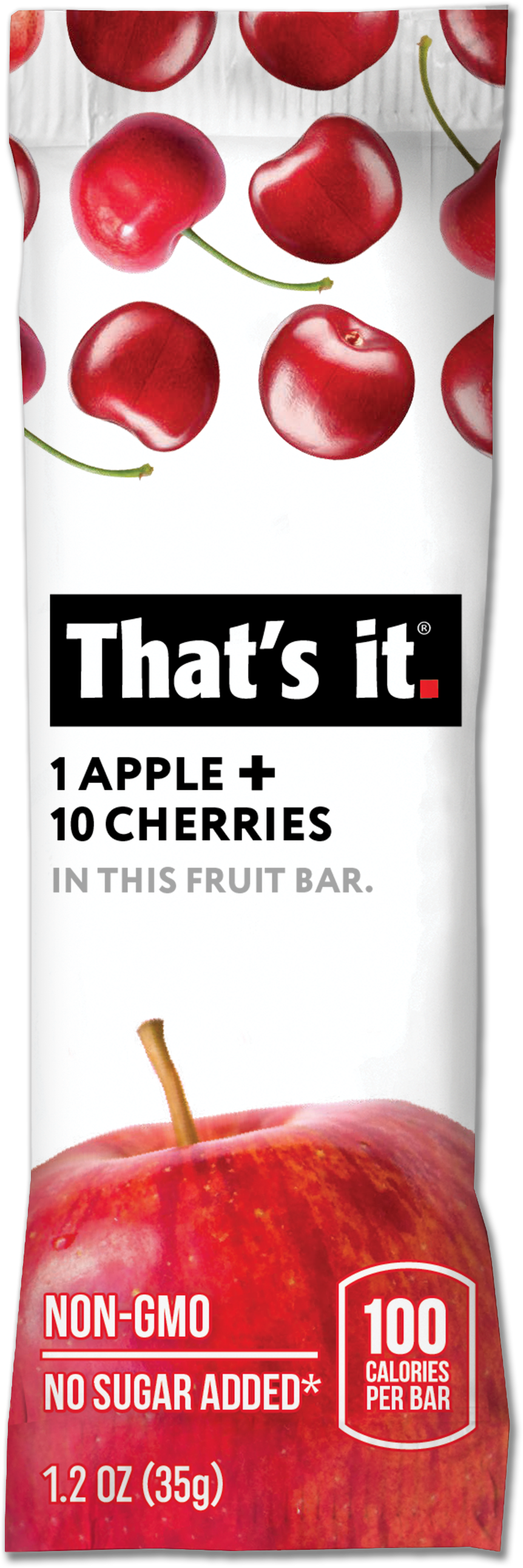 That's It Bar Apple + Cherry 6 innerpacks per case 6.0 oz