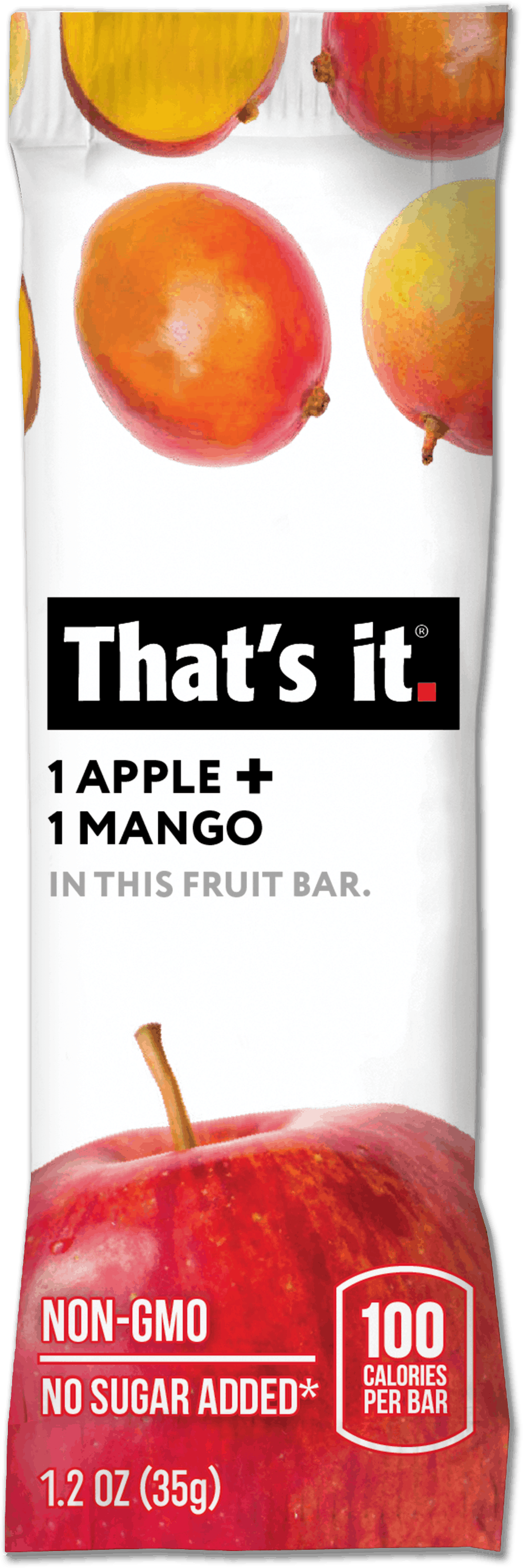 That's It Bar Apple Mango 12 innerpacks per case 14.4 oz