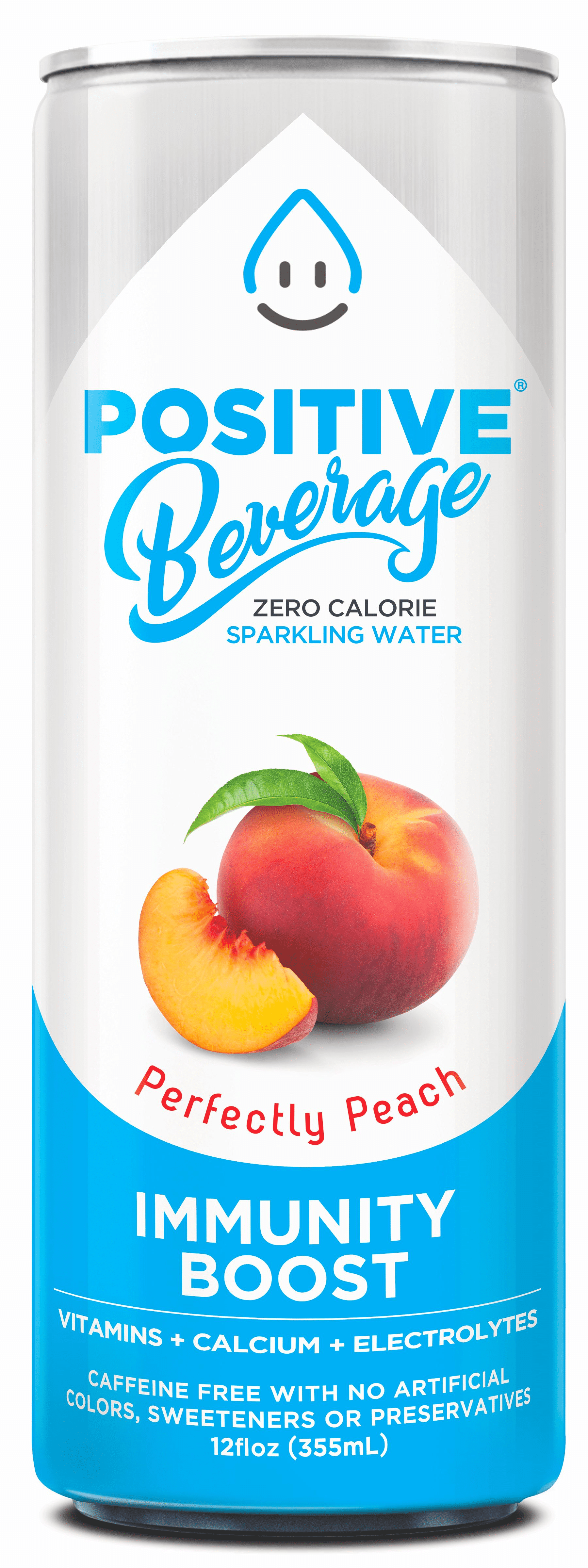 Positive Beverage Perfectly Peach 12 units per case 12.0 fl
