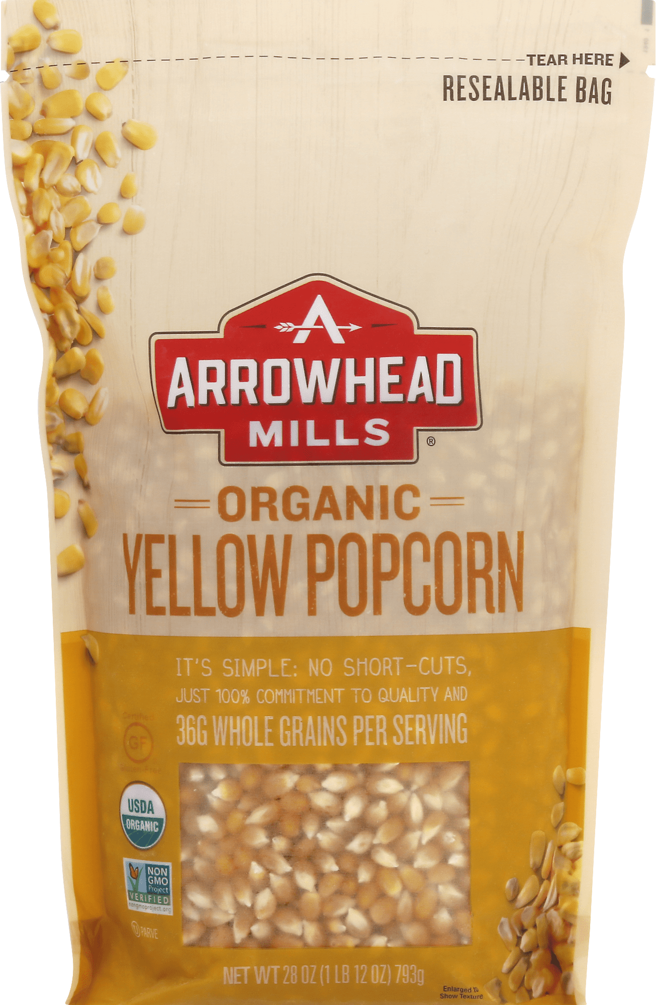 Arrowhead Mills Yellow Popcorn 6 units per case 28.0 oz