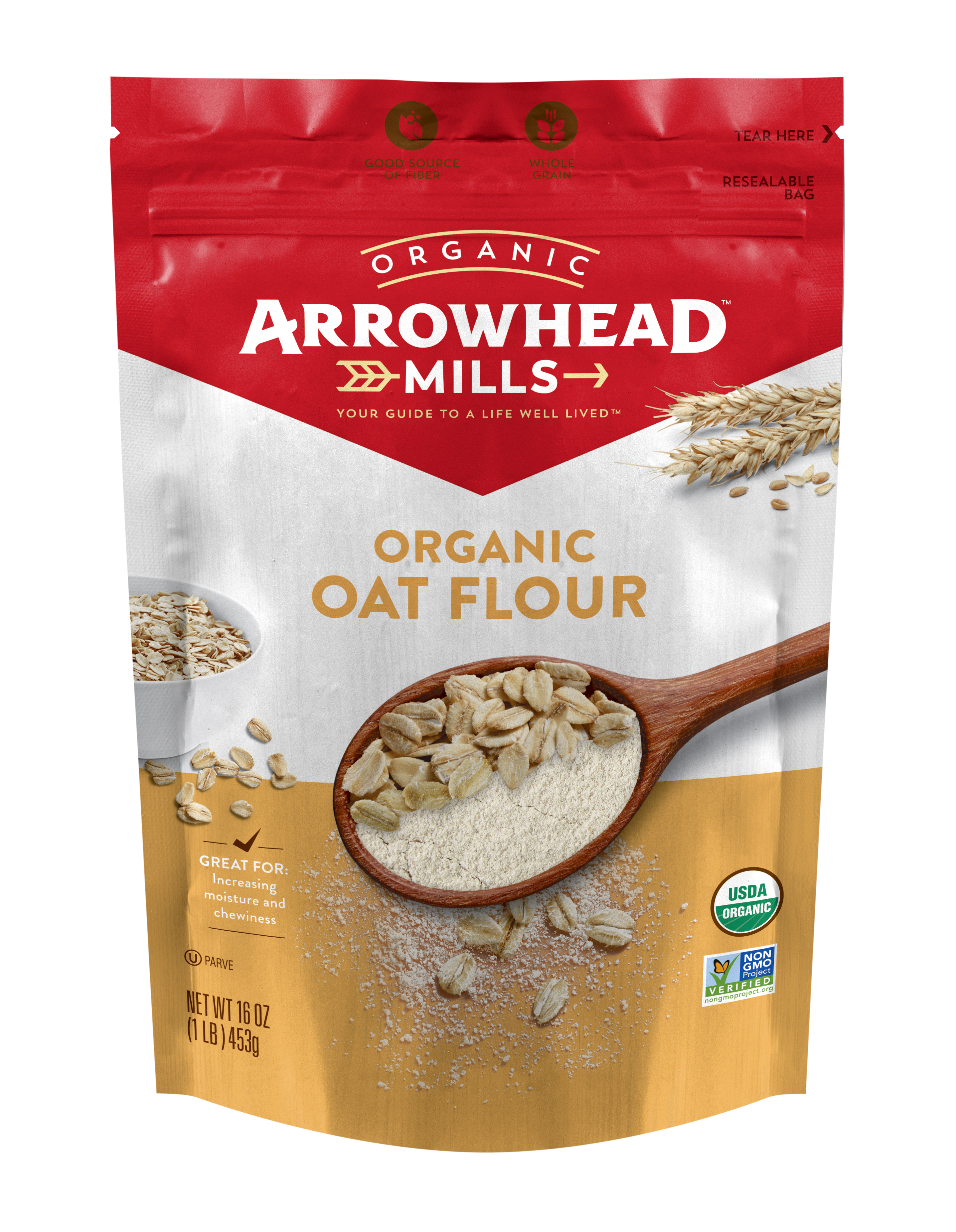 Arrowhead Mills Oat Flour 6 units per case 16.0 oz