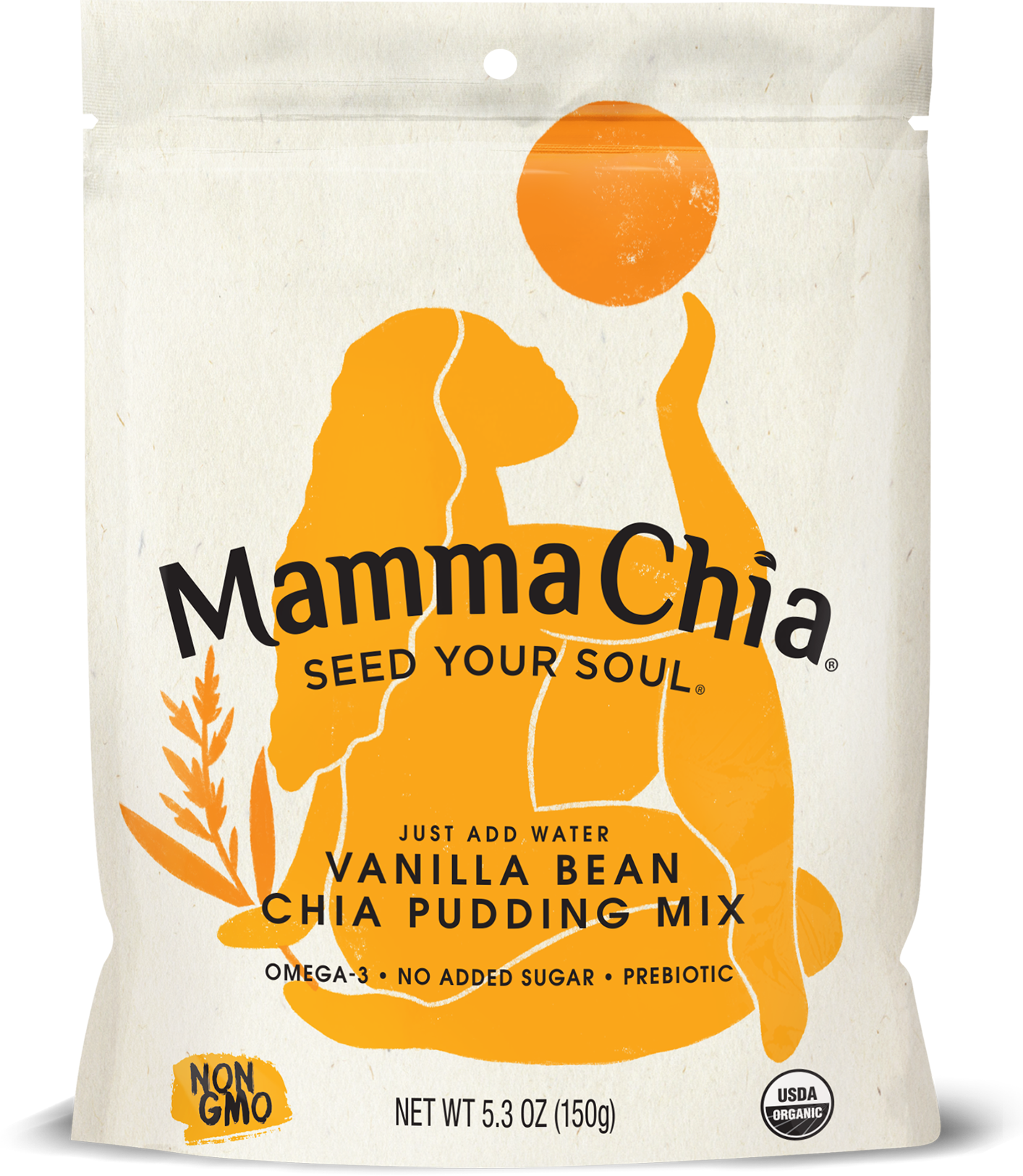 Mamma Chia Organic Chia Pudding Mix - Vanilla Bean 6 units per case 5.3 oz