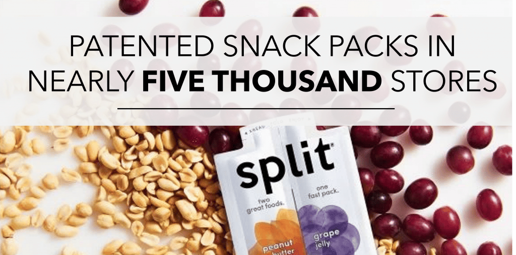 Split Nutrition is a patented snack pack in nearly five thousand stores